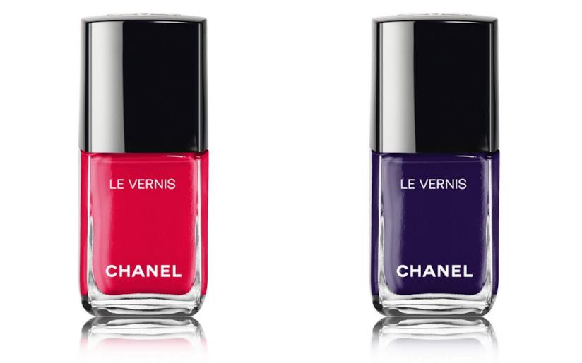 Chanel anticipa le sue novità make-up per la Primavera 2018 Due dei nuovi smalti Chanel Le Vernis Long Tenue