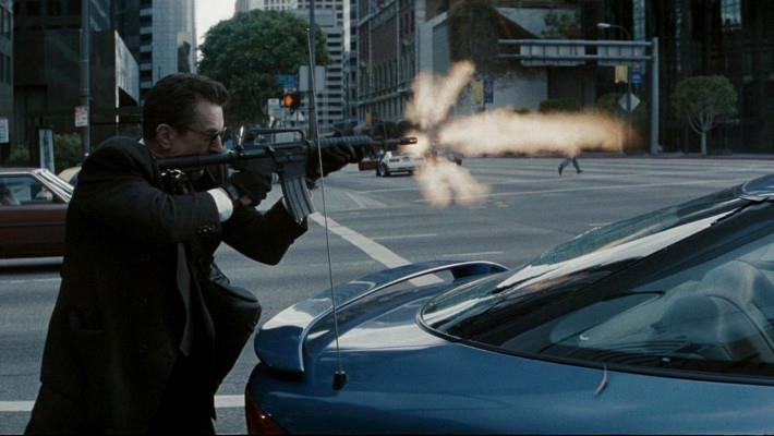 Heat La scena di una sparatoria in Heat
