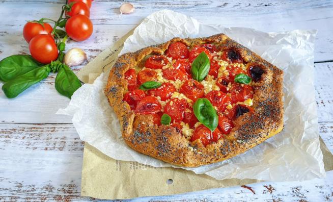 Galletta con pomodorini Torta salata