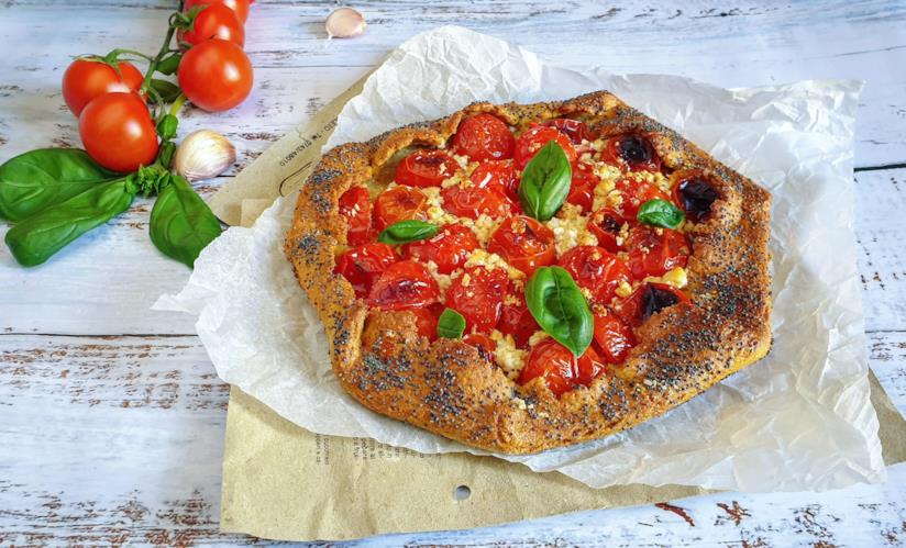 Galletta con pomodorini Torta salata