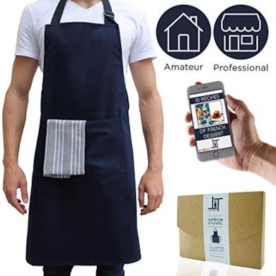 grembiule da cucina Qualità Premium 100%