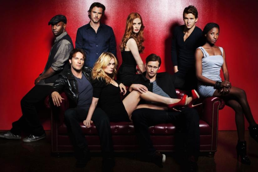 Il cast di True Blood Anna Paquin, Stephen Moyer e il resto del cast di True Blood