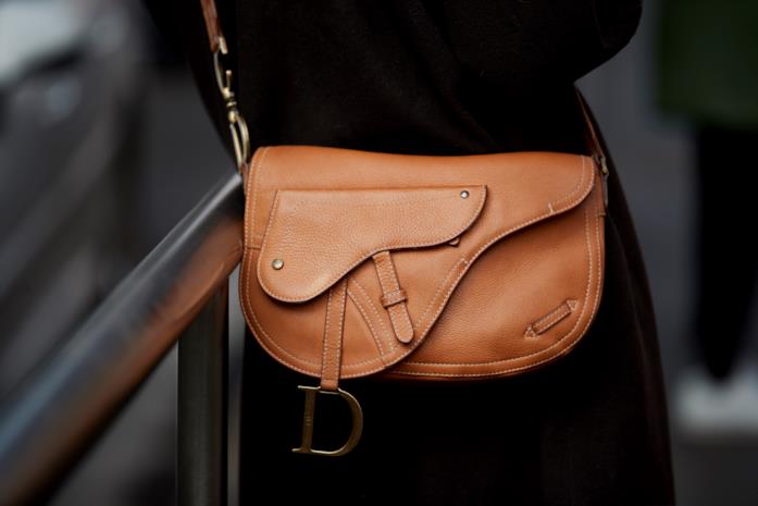 Borsa sella Dior Una borsa sella Dior in primo piano