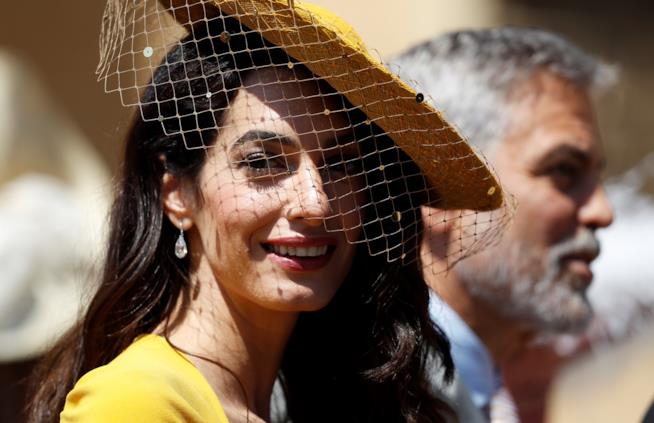 Amal e George Clooney Amal e George Clooney al Royal Wedding