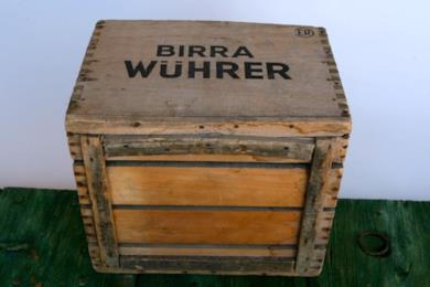 Cassa di birra vintage