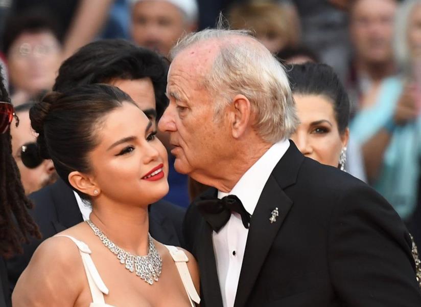 Selena Gomez e Bill Murray a Cannes Selena Gomez e Bill Murray