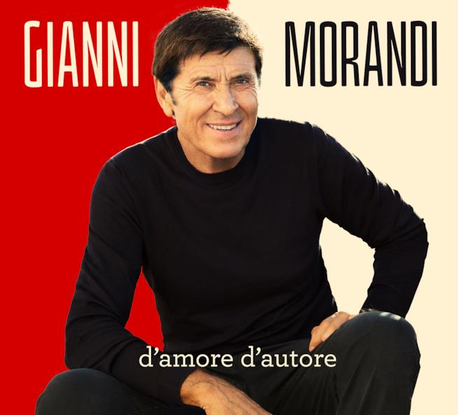 Cover Gianni Morandi d'amore d'autore d'amore d'autore cover album Gianni Morandi