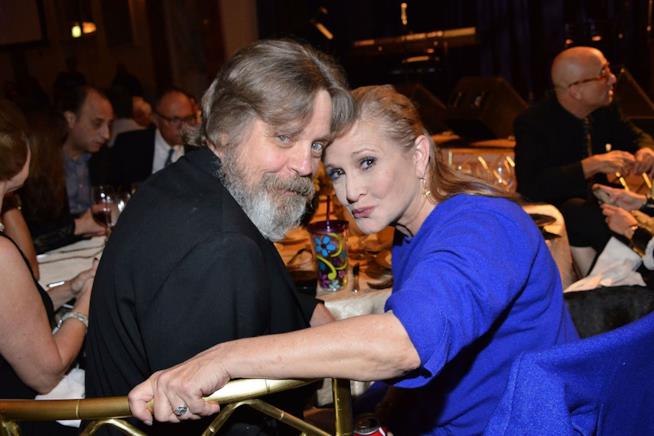 Mark Hamill parla della sua "sorella galattica" Carrie Fisher Carrie Fisher e Mark Hamill