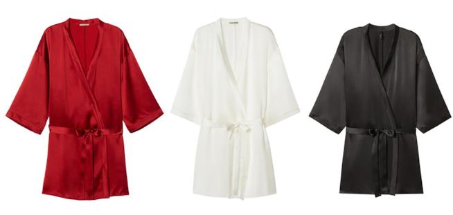 KIMONO in seta e inserti in pizzo Intimissimi Sublime Silk KIMONO in seta e inserti in pizzo Intimissimi Sublime Silk