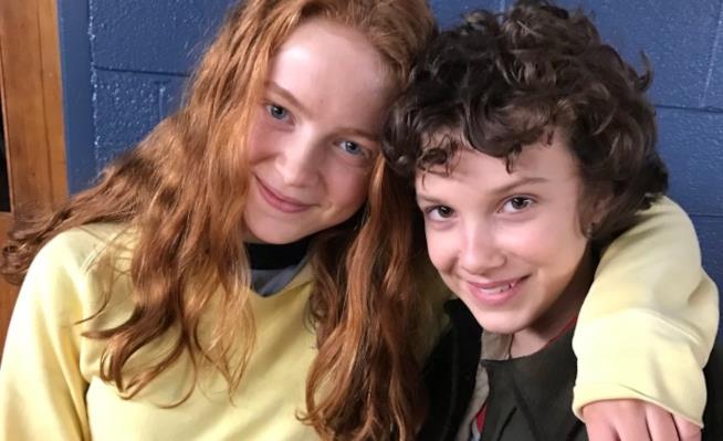 Sadie Sink e Millie Bobby Brown Le attrici di Stranger Things Millie Bobby Brown e Sadie Sink