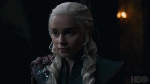 Daenerys Targaryen in GoT 7 Emilia Clarke è Daenerys Targaryen in Got 7