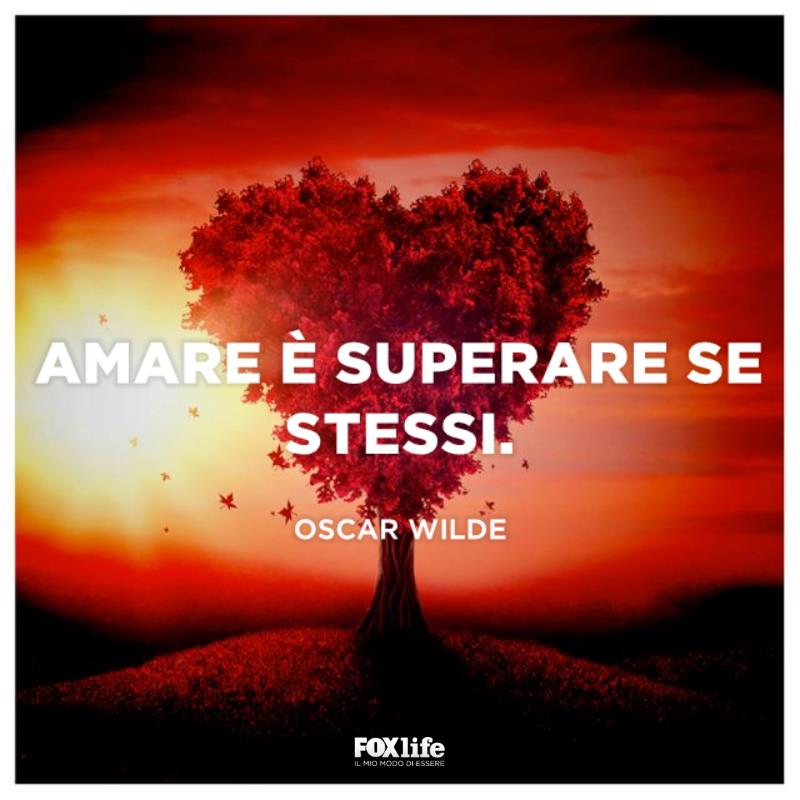 Frase amare se stessi Albero con fronda a forma di cuore