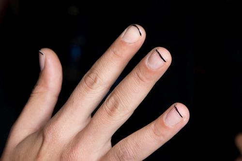 French manicure French manicure nera
