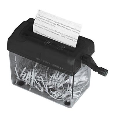 Mini distruggi documenti portatile Befitery