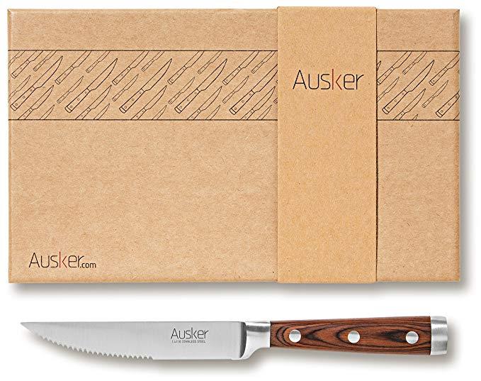Set coltelli bistecca Ausker Set coltelli per bistecca Ausker in acciaio Inox