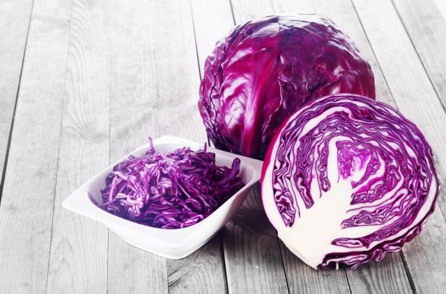 Cavolo cappuccio viola Verdura di colore viola