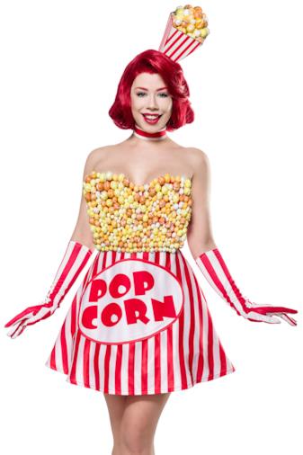 Beautiful popcorn girl costume