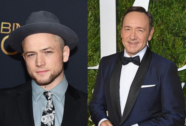 Kevin Spacey e Taron Egerton Taron Egerton e Kevin Spacey