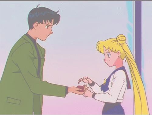 La proposta di matrimonio di Mamoru a Usagi Mamoru e Usagi