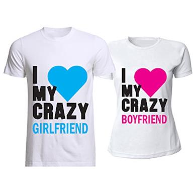 Coppia di T-Shirt per Innamorati Personalizzate