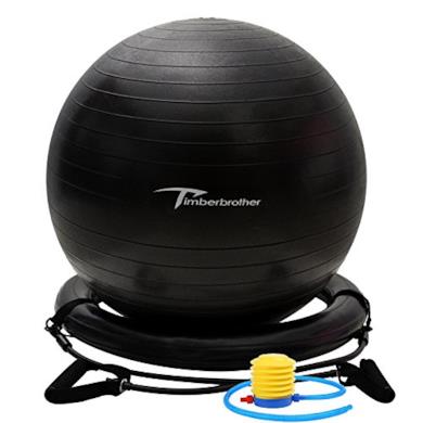 Palla da ginnastica nera