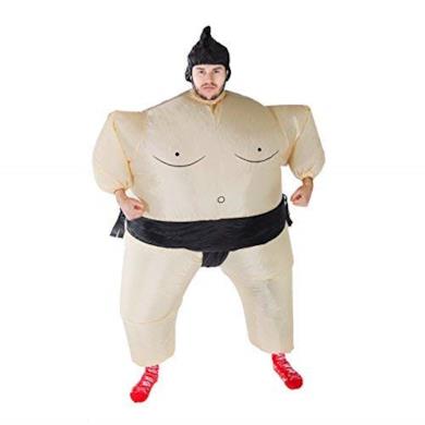 Costume Gonfiabile da Lottatore di Sumo per Adulti