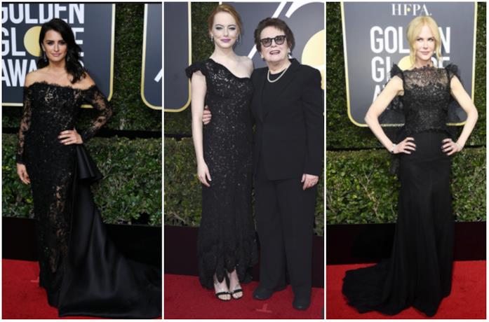 Pizzo Golden Globes 2018 Tre outfit di pizzo ai Golden Globes