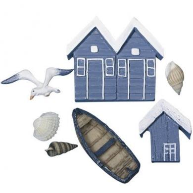 Set 4 piccoli oggetti decorativi