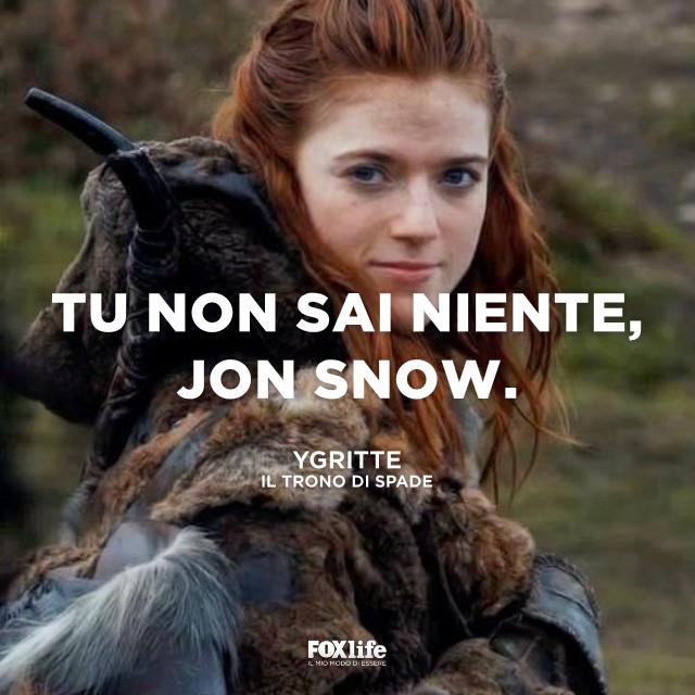 Frase Ygritte Primo piano Ygritte