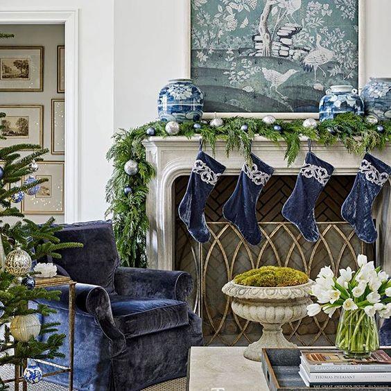 Natale blu e argento Natale in blu e argento per il 2018