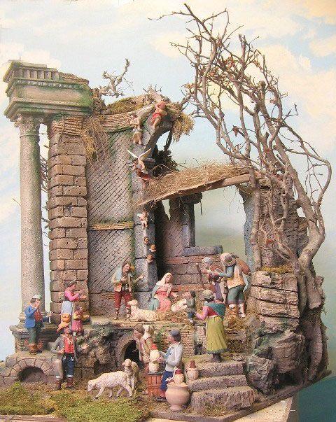 Presepe fatto a mano Presepe completo