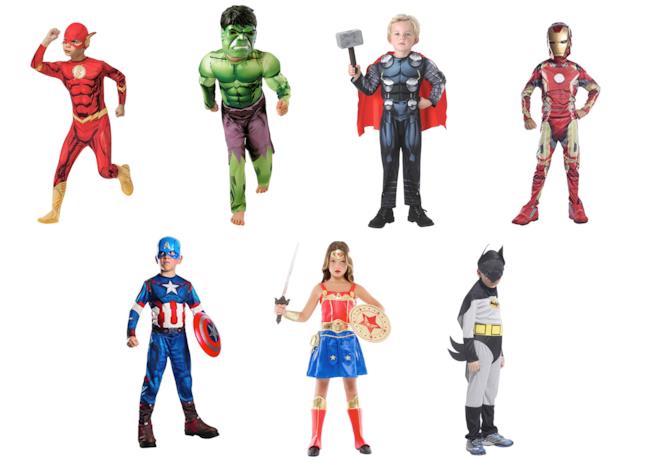 I migliori costumi dei supereroi Costumi da supereroi