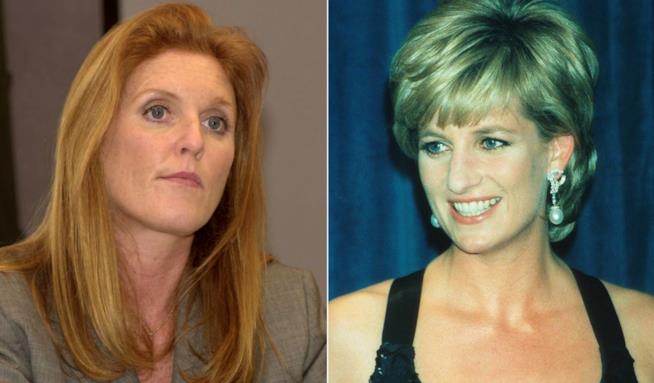 Sarah Ferguson e Lady Diana erano amiche Sarah Ferguson e Lady Diana in un collage