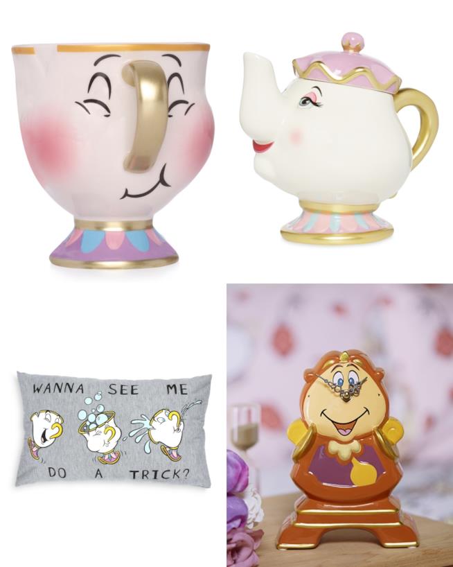 Sinergia Primark-Disney: con La Bella e la Bestia la casa diventerà un castello. Alcuni articoli della collezione Disney-Primark.