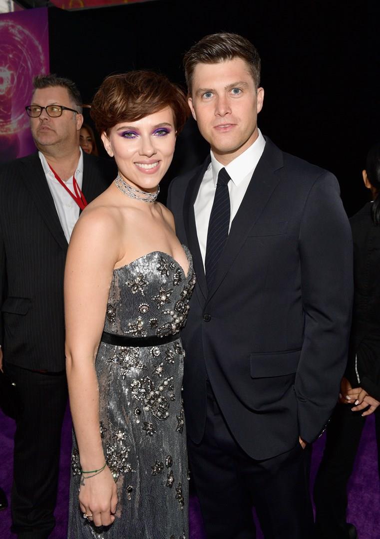 Il debutto sul red carpet di Scarlett Johansson e Colin Jost Scarlett Johansson e Colin Jost sul red carpet