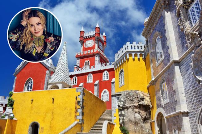 Madonna compra casa a Sintra in Portogallo Madonna e palazzo Pena a Sintra in Portogallo