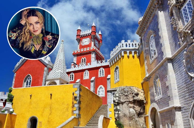 Madonna compra casa a Sintra in Portogallo Madonna e palazzo Pena a Sintra in Portogallo