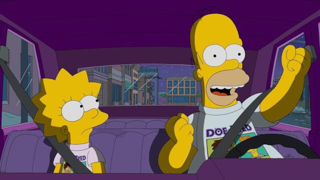 I peggiori papà della TV che tutti abbiamo imparato ad amare (nonostante i mille difetti) Homer in auto con sua figlia Lisa
