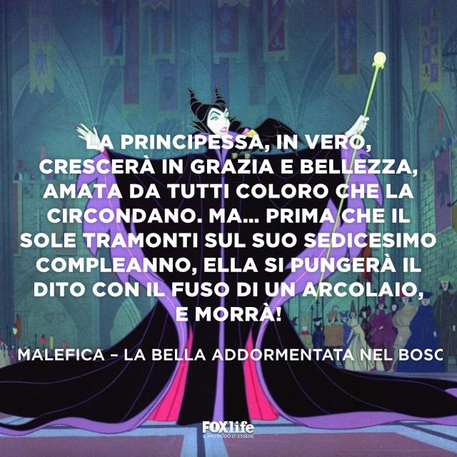 Citazione La Bella Addormentata nel Bosco La perfida Malefica