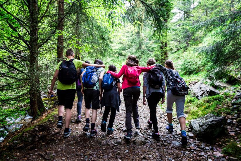 Idee per gite in famiglia Bambini nel bosco