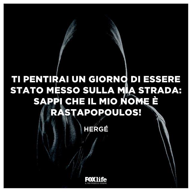 Frase ti pentirai Uomo incappucciato