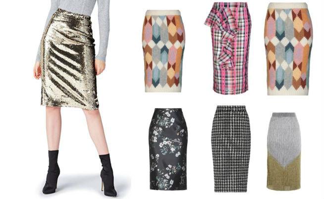 Moda donna: le pencil skirt, le gonne di tendenza per linverno 2018 Immagini di moda