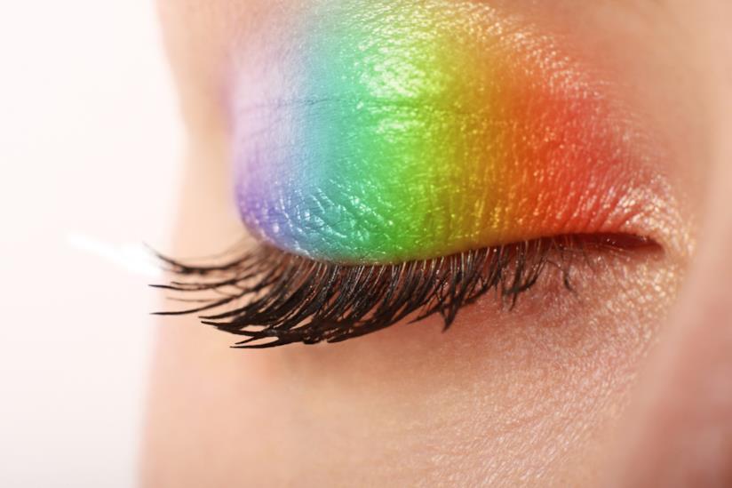 Makeup da Gay pride arcobaleno Trucco occhi arcobaleno