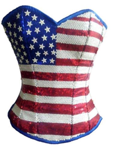 USA Flag Corset