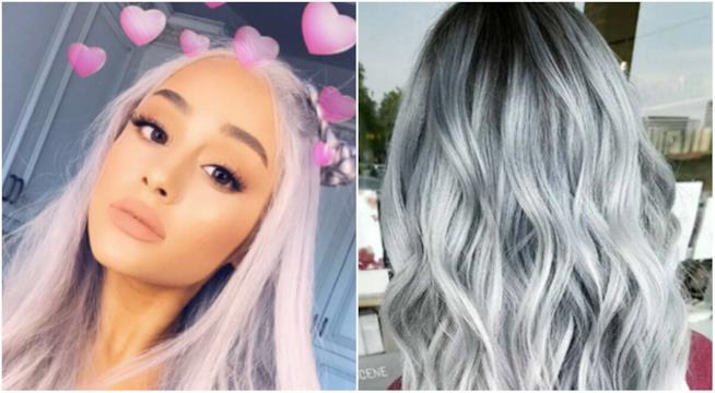 Ariana Grande tinge i capelli di Silver Ariana Grande e i capelli Silver