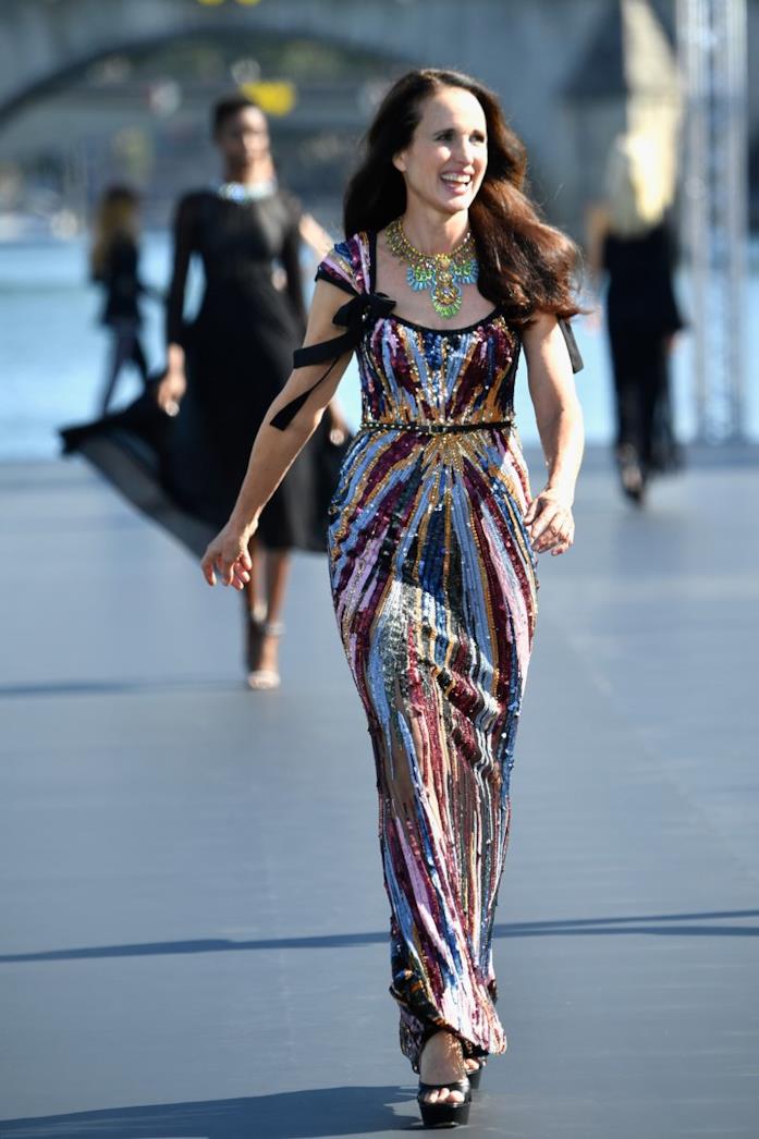 Andie MacDowell Andie MacDowell in passerella