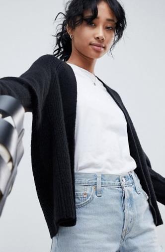 Cardigan ecologico in soffice filato