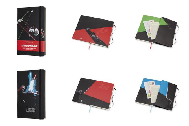 I quaderni Moleskine a tema Star Wars Due quaderni Moleskine ispirati a Star Wars