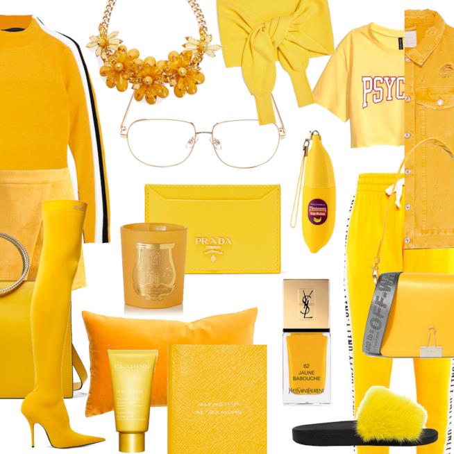 Idee outfit total yellow Come vestirsi in total yellow