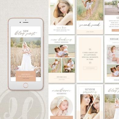 Set di templates per IG Stories